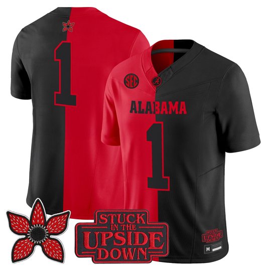 Men's Alabama Crimson Tide 'Stranger Things Edition' Vapor Limited Jersey - All Stitched