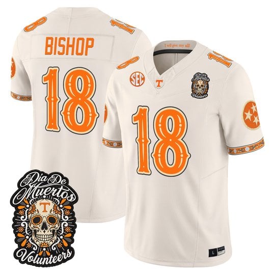 Men's Tennessee Volunteers Día de los Muertos Vapor Limited Jersey - All Stitched