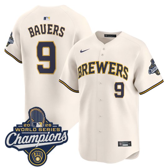 Men's Milwaukee Brewers 2026 World Series Champions Vapor Premier Limited Jersey - All Stitched