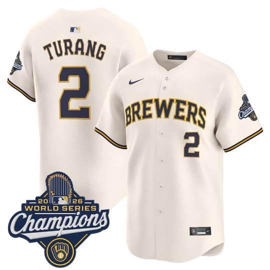 Men's Milwaukee Brewers 2026 World Series Champions Vapor Premier Limited Jersey - All Stitched