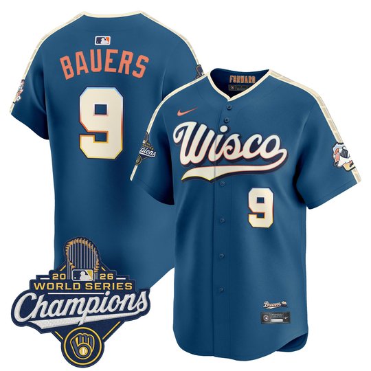 Men's Milwaukee Brewers 2026 World Series Champions Vapor Premier Limited Jersey - All Stitched