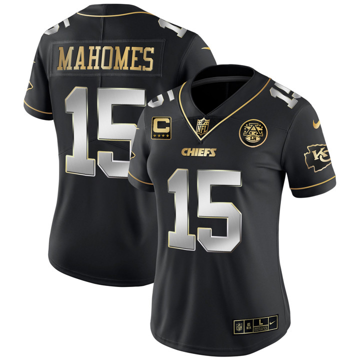 Women's Chiefs White Gold & Black Gold - All Stitched