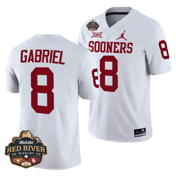 Men's Oklahoma Sooners 2023 Allstate Red River Rivalry Jersey - All Stitched