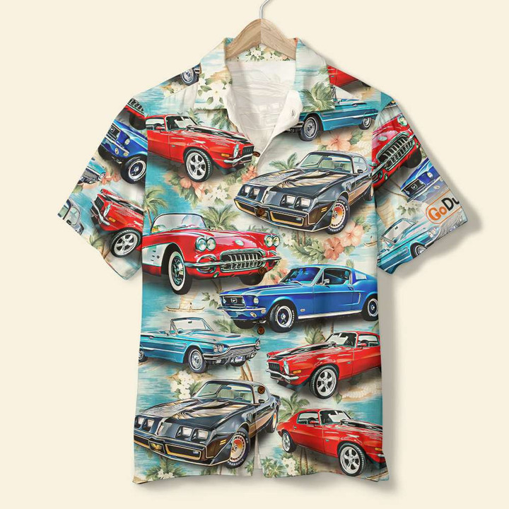 Seamless Island Pattern, Custom Car Hawaiian Shirt, Gift For Summer (Car0107)