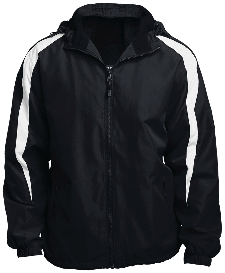 JST81 Fleece Lined Colorblocked Hooded Jacket