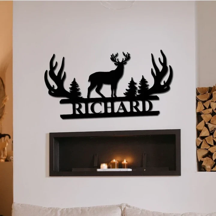 Deer Hunting - Personalized Metal Sign