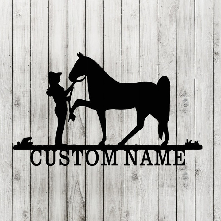 Horse Farm - Personalized Metal Sign