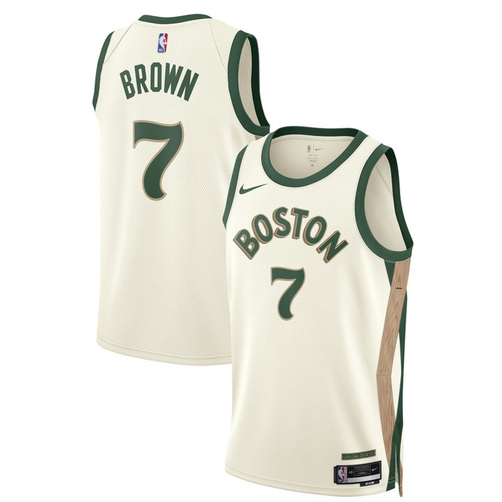 Jaylen Brown Boston Celtics 2023/24 Swingman City Edition Jersey - All Stitched