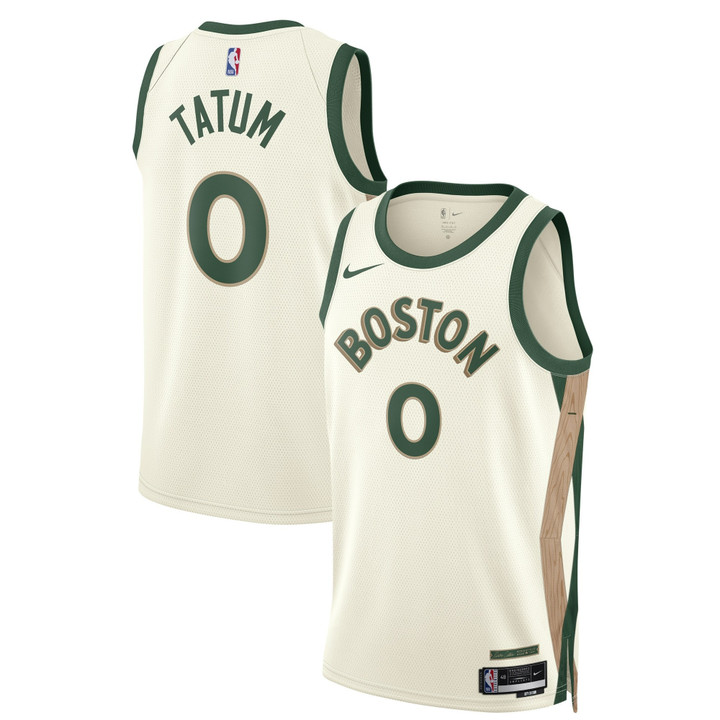 Jayson Tatum Boston Celtics 2023/24 Swingman City Edition Jersey - All Stitched