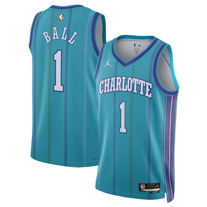 LaMelo Ball Charlotte Hornets 2023/24 Swingman Classic Edition Jersey - All Stitched
