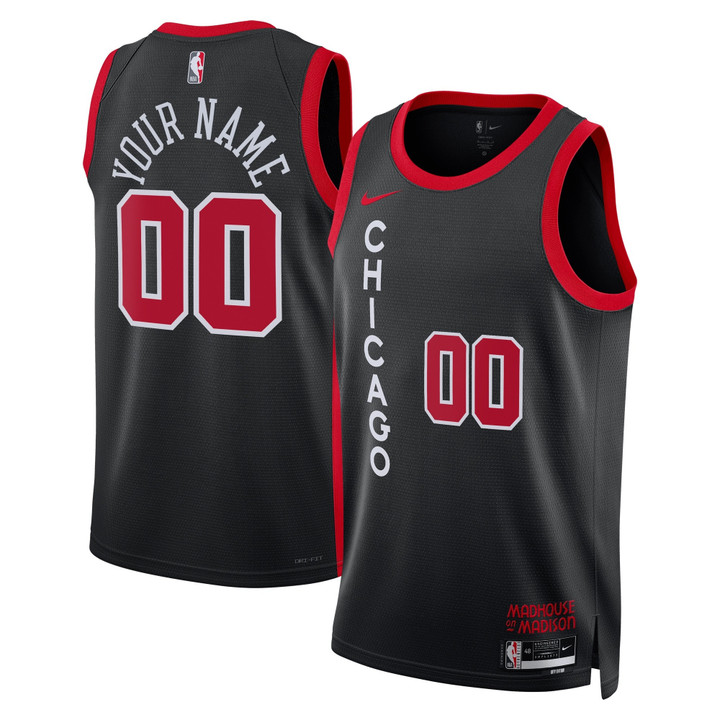Chicago Bulls Swingman City Edition Custom Jersey - All Stitched