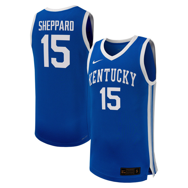 Reed Sheppard Kentucky Wildcats Basketball Royal Jersey - All Stitched