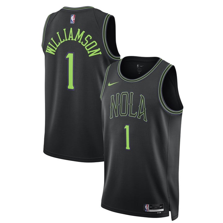 Zion Williamson New Orleans Pelicans 2023/24 Swingman City Edition Jersey - All Stitched