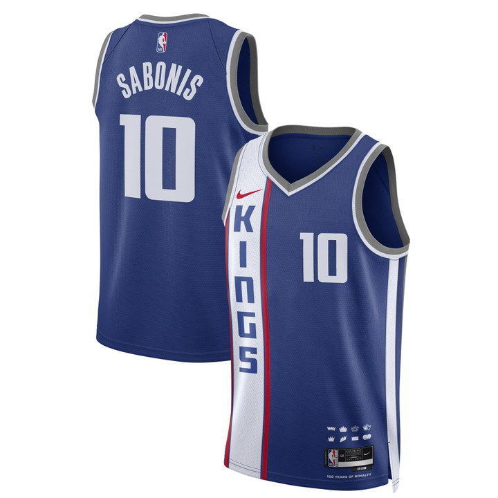 Domantas Sabonis Sacramento Kings 2023/24 Swingman City Edition Jersey - All Stitched