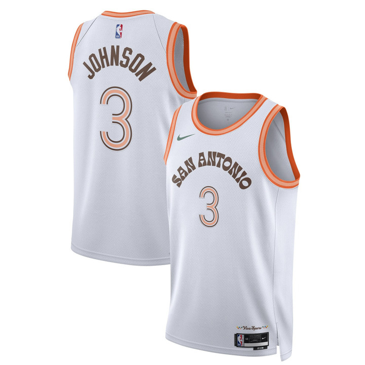 Keldon Johnson San Antonio Spurs 2023/24 Swingman City Edition Jersey - All Stitched