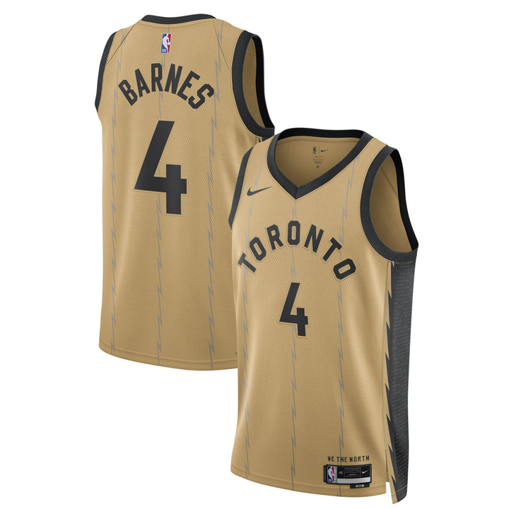 Scottie Barnes Toronto Raptors 2023/24 Swingman City Edition Jersey - All Stitched