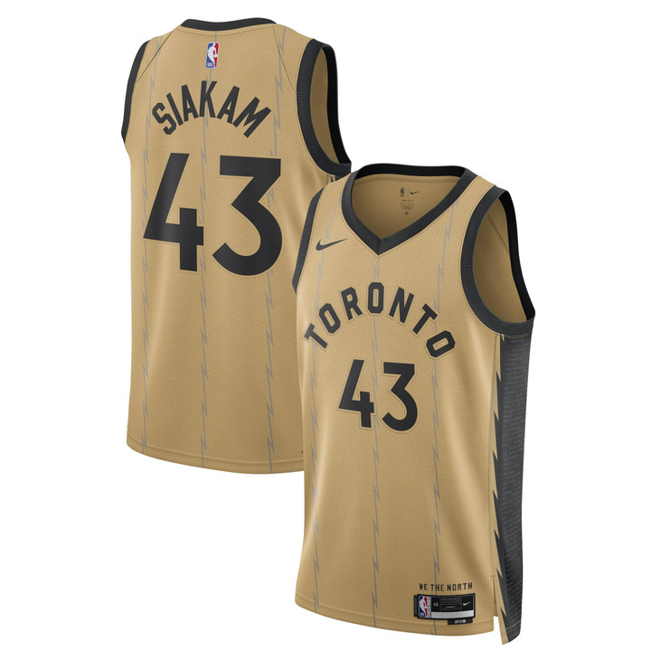 Pascal Siakam Toronto Raptors 2023/24 Swingman City Edition Jersey - All Stitched