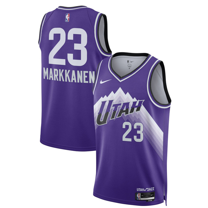 Lauri Markkanen Utah Jazz 2023/24 Swingman City Edition Jersey - All Stitched
