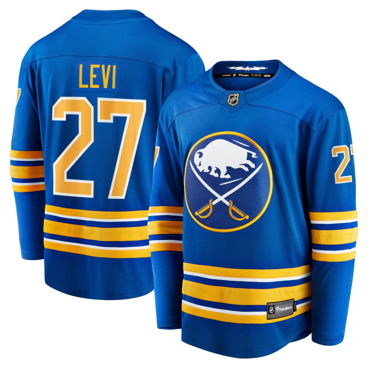 Devon Levi Buffalo Sabres Home Breakaway Jersey - All Stitched