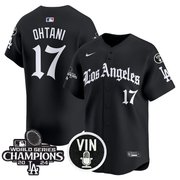 Men's Dodgers 2025 LA Gothic Style Patch Vapor Premier Limited Jersey - All Stitched