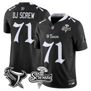 Men's Houston Texans DJ Screw Vapor Limited Jersey - Gothic Edition - All Stitched