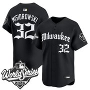 Men's Milwaukee Brewers 2026 World Series Vapor Premier Limited Jersey - Gothic Edition - All Stitched