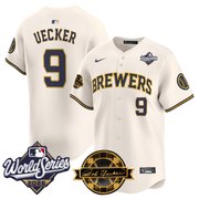 Men's Milwaukee Brewers 2026 World Series Vapor Premier Limited Jersey V2 - Bob Uecker Patch - All Stitched