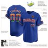 Royal Mexico Flag Custom Baseball Jersey