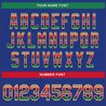 Royal Mexico Flag Serape Pattern Custom Baseball Jersey