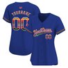 Royal Mexico Flag Serape Pattern Custom Baseball Jersey