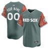 Boston Red Sox 2025 Fenway Red Brick Style Vapor Premier Limited Custom Jersey - Stitched