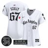Women's Dodgers Mexico 2025 LA Gothic Style Patch Vapor Premier Limited Jersey - All Stitched