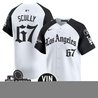 Men's Dodgers 2025 LA Gothic Style Patch Vapor Premier Limited Jersey - All Stitched