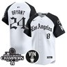 Men's Dodgers 2025 LA Gothic Style Patch Vapor Premier Limited Jersey - All Stitched
