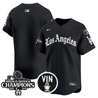 Men's Dodgers 2025 LA Gothic Style Patch Vapor Premier Limited Jersey - All Stitched