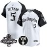 Men's Dodgers 2025 LA Gothic Style Patch Vapor Premier Limited Jersey - All Stitched