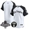 Men's Dodgers 2025 LA Gothic Style Patch Vapor Premier Limited Jersey - All Stitched