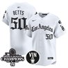 Men's Dodgers 2025 LA Gothic Style Patch Vapor Premier Limited Jersey - All Stitched