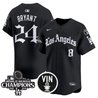 Men's Dodgers 2025 LA Gothic Style Patch Vapor Premier Limited Jersey - All Stitched