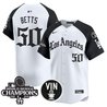 Men's Dodgers 2025 LA Gothic Style Patch Vapor Premier Limited Jersey - All Stitched