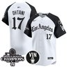 Men's Dodgers 2025 LA Gothic Style Patch Vapor Premier Limited Jersey - All Stitched