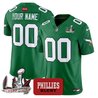 Philadelphia Eagles Phillies Blunt Vapor Limited Custom Jersey - Stitched