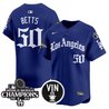 Men's Dodgers 2025 LA Gothic Style Vapor Premier Limited Jersey - All Stitched