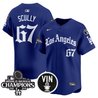 Men's Dodgers 2025 LA Gothic Style Vapor Premier Limited Jersey - All Stitched