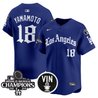 Men's Dodgers 2025 LA Gothic Style Vapor Premier Limited Jersey - All Stitched