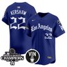 Men's Dodgers 2025 LA Gothic Style Vapor Premier Limited Jersey - All Stitched