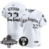 Men's Dodgers 2025 LA Gothic Style Vapor Premier Limited Jersey - All Stitched