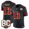 Men's San Francisco 49ers 80th Anniversary Patch Vapor Limited Jersey - Rivalries Edition - All Stitched
