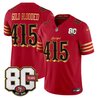 Men's San Francisco 49ers 80th Anniversary Patch Vapor Limited Jersey - Rivalries Edition - All Stitched
