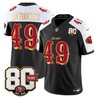Men's San Francisco 49ers 80th Anniversary Patch Vapor Limited Jersey - Rivalries Edition - All Stitched